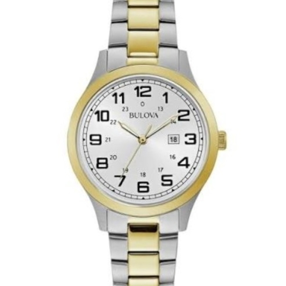 Bulova 98M128 Women’s Two-Tone Watch – Brand New in Box, Classic Collectible - Picture 2 of 10